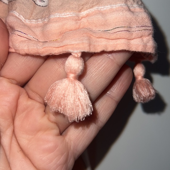 Lulurain girls off shoulder dress with shiny rainbow color stitching - Picture 8 of 10